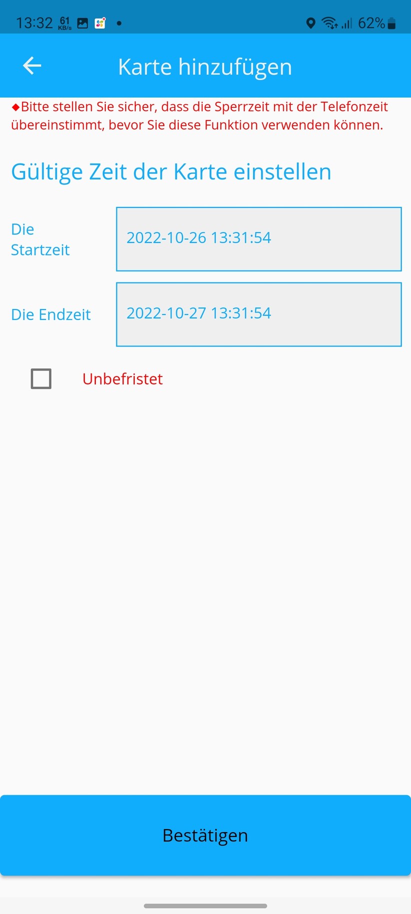 Welock Fingerprint Smart Lock Touch 41: App