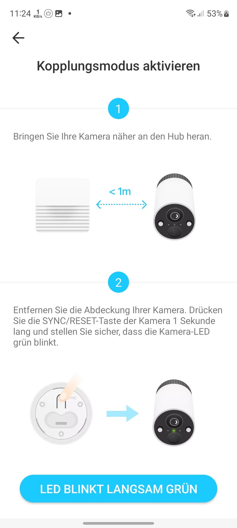 TP Link Tapo C420S2: Einrichtung