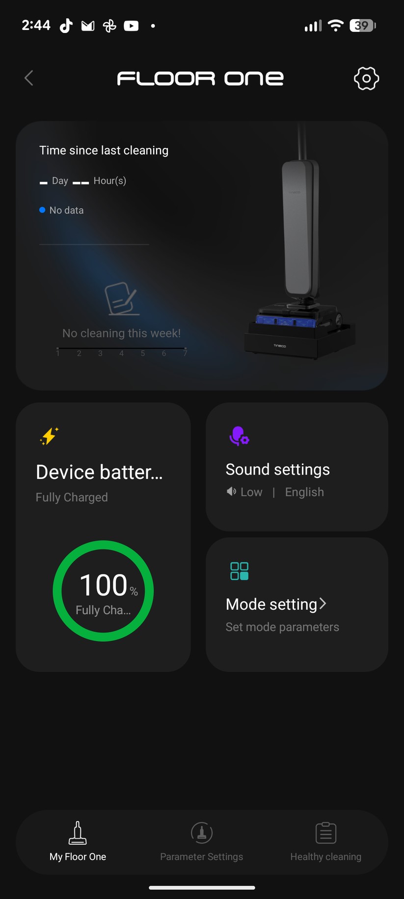 Tineco Floor One S9 Scientist - Bilder App