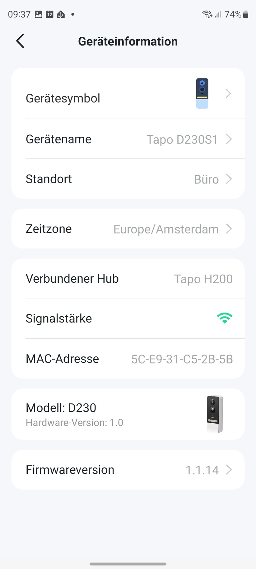 Video-Türklingel TP-Link Tapo D230S1