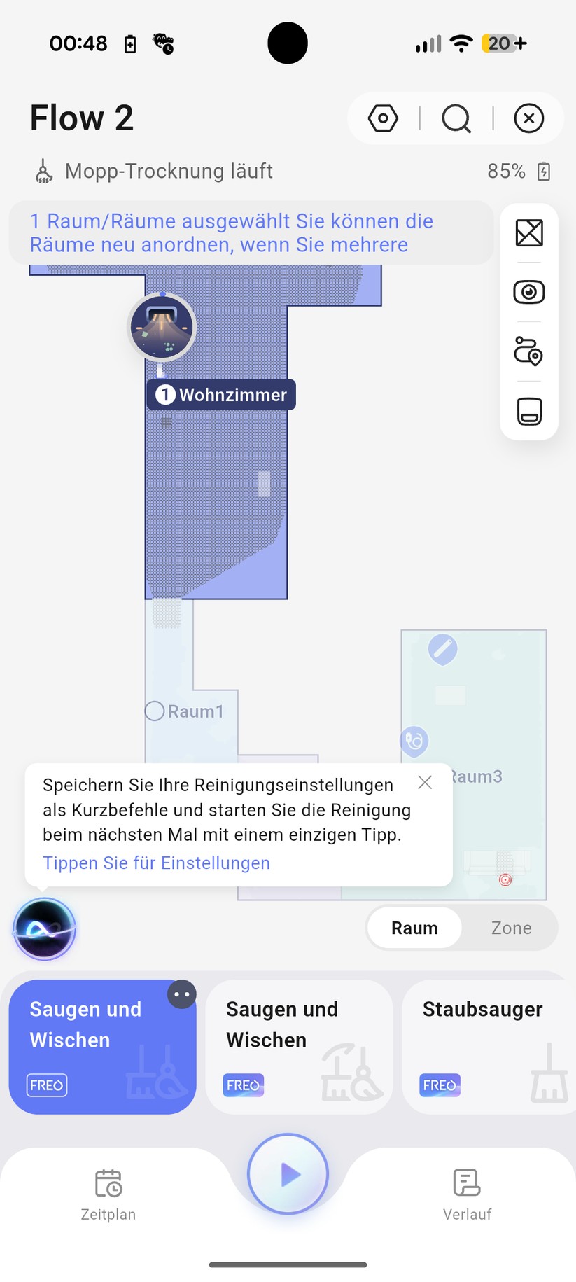 Narwal Flow 2 – App & Einrichtung