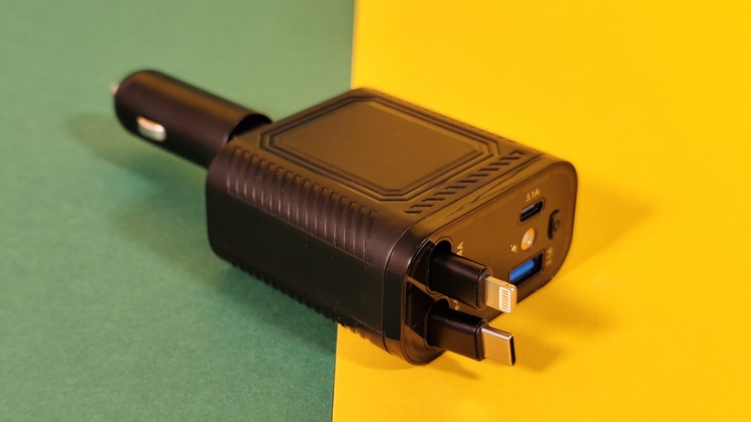 AmazeFan 4-in-1 USB-Ladegerät für den Zigarettenanzünder
