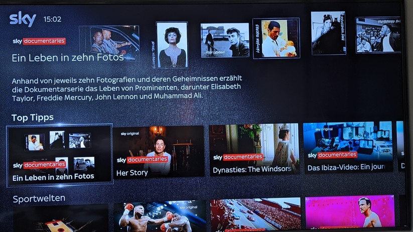 Sky Q IPTV Box Screenshots