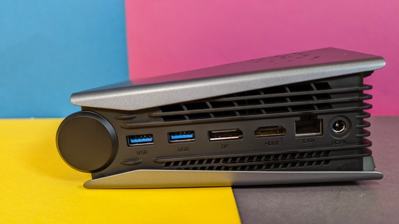 Mini-PC Ouvis AMR5 im Test – Anschlüsse auf der Rückseite