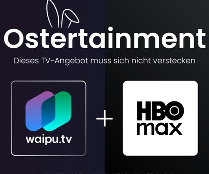 Im Rahmen von Waipu.tv Ostertainment gibt es jetzt 12 Monate lang das Perfect Plus Abo mit HBO Max Basis (mit Werbung) im Jahrespaket für nur 6,99 Euro im Monat anstatt 17,99 Euro. Das entspricht einer Ersparnis von über 60 Prozent und 11,00 Euro monatlich oder über 130 Euro im ersten Jahr.