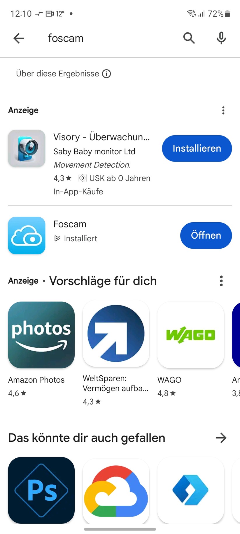 Foscam C5M 3K: Inbetriebnahme mit Foscam-App