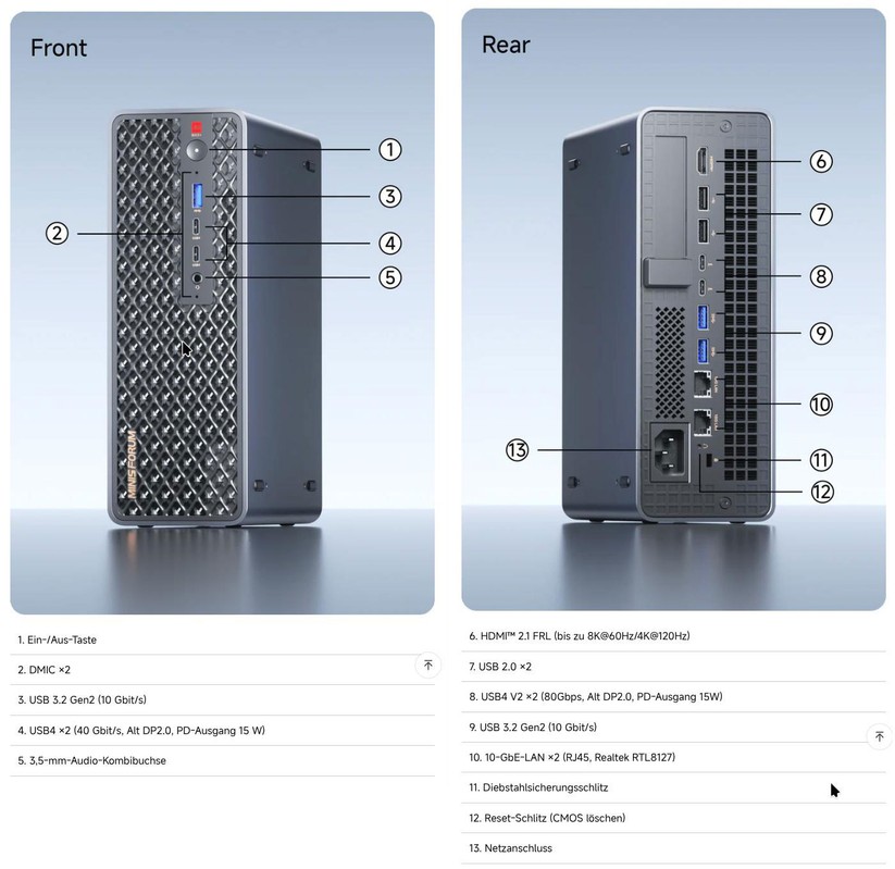 Minisforum MS-S1 Max