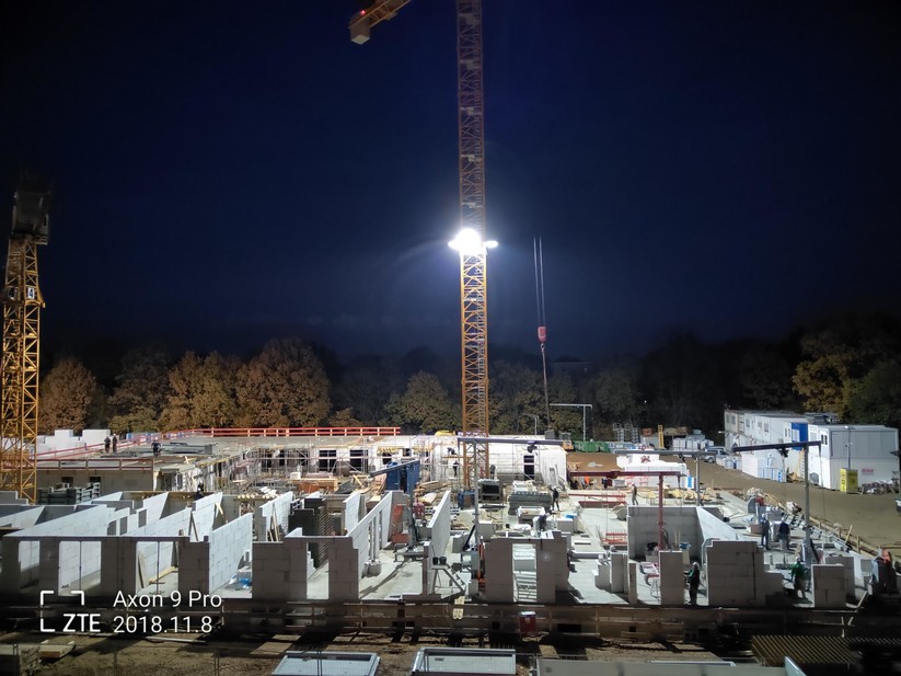 Nachtaufnahme mit der Hauptkamera