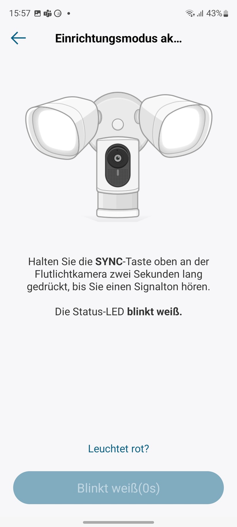 Eufy Floodlight Cam (2500 Lumen, Full-HD): Inbetriebnahme 18
