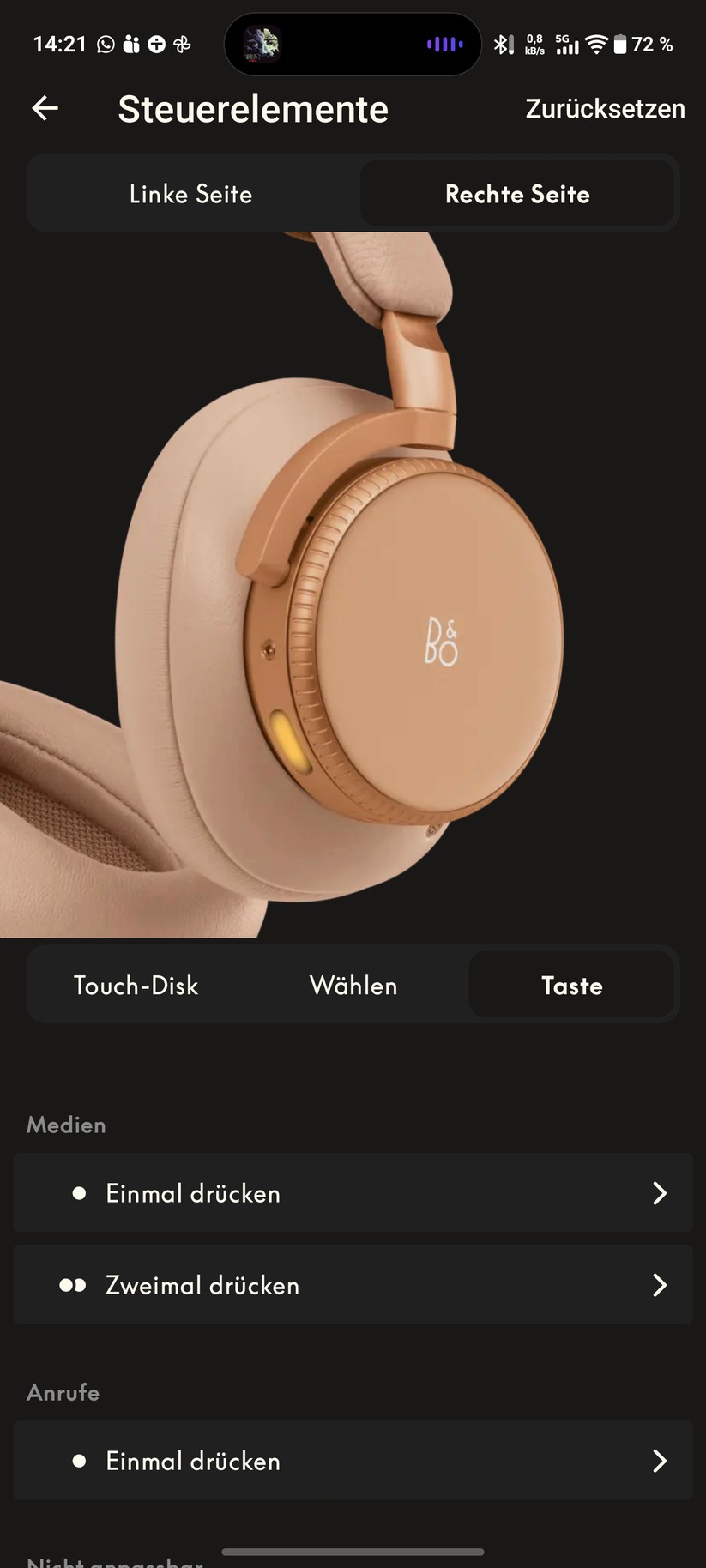 Bang & Olufsen Beoplay H100 Screenshot