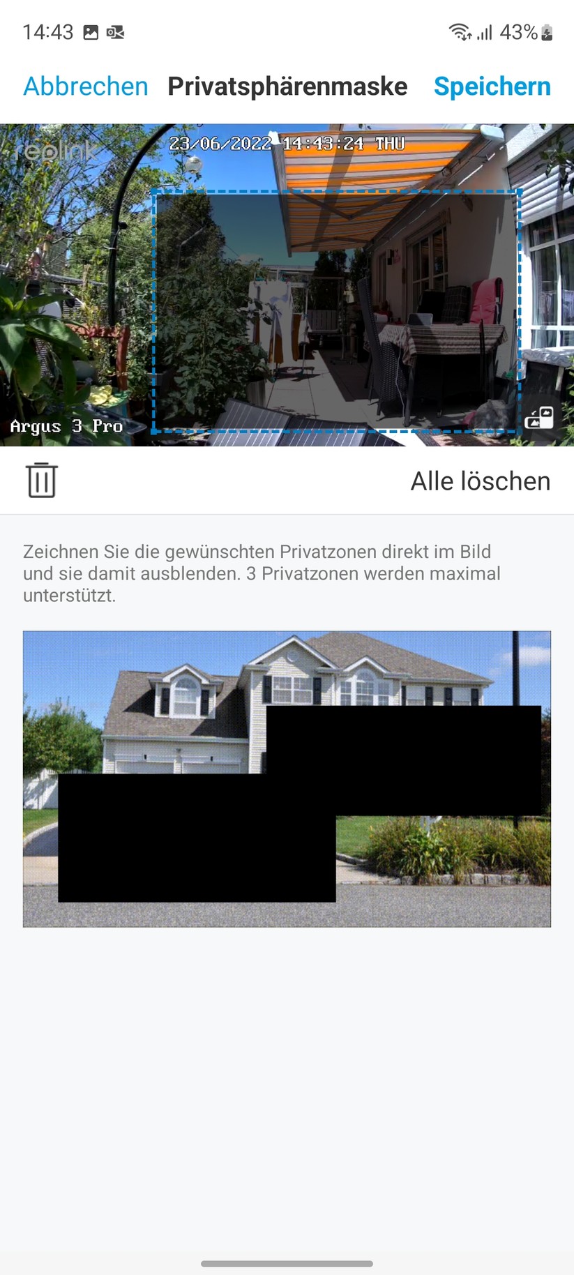 Reolink Argus 3 Pro: App