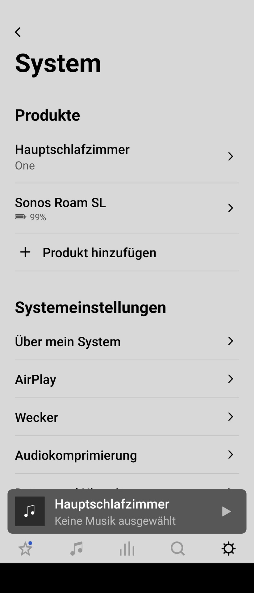 Sonos Roam SL - App 