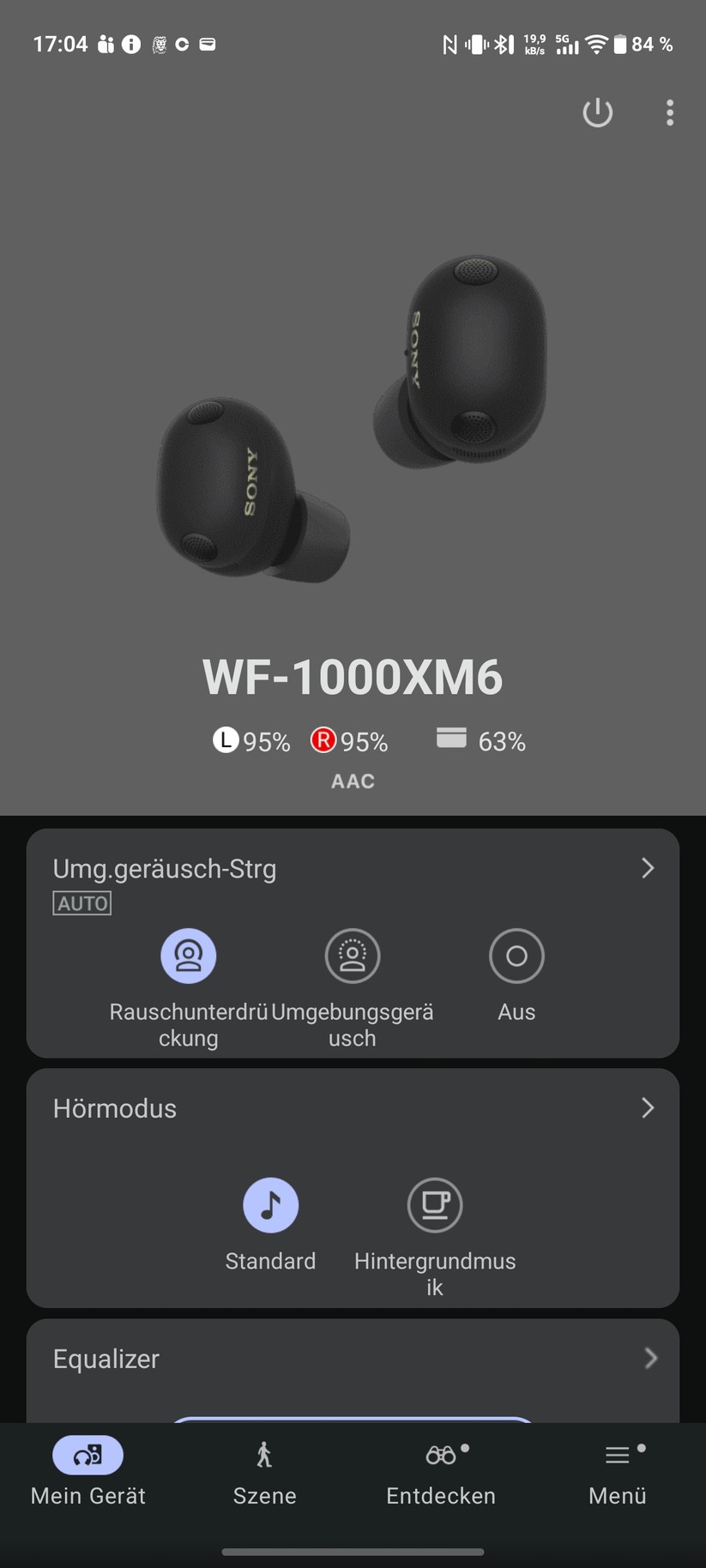 Sony 1000XM6 Screenshot
