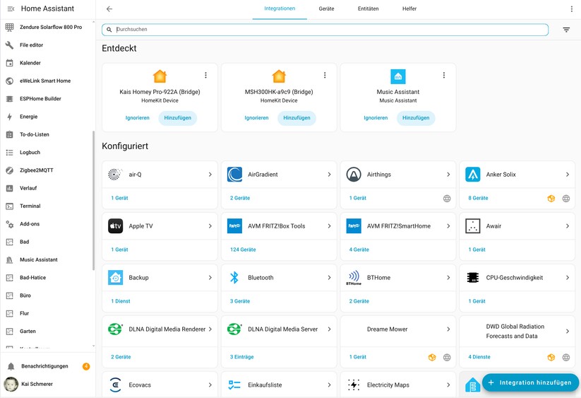Solakon One: Integration in Home Assistant