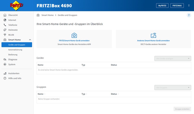 Fritzbox 4690 mit Fritzrepeater 1700 – App & Weboberfläche