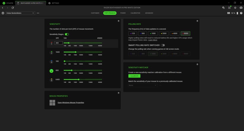 Razer Deathadder V4 Pro - Bilder App 