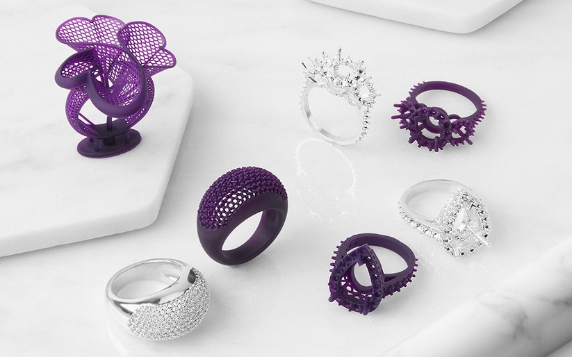 Das Castable-Resin eignet sich für Schmuckdesigner.