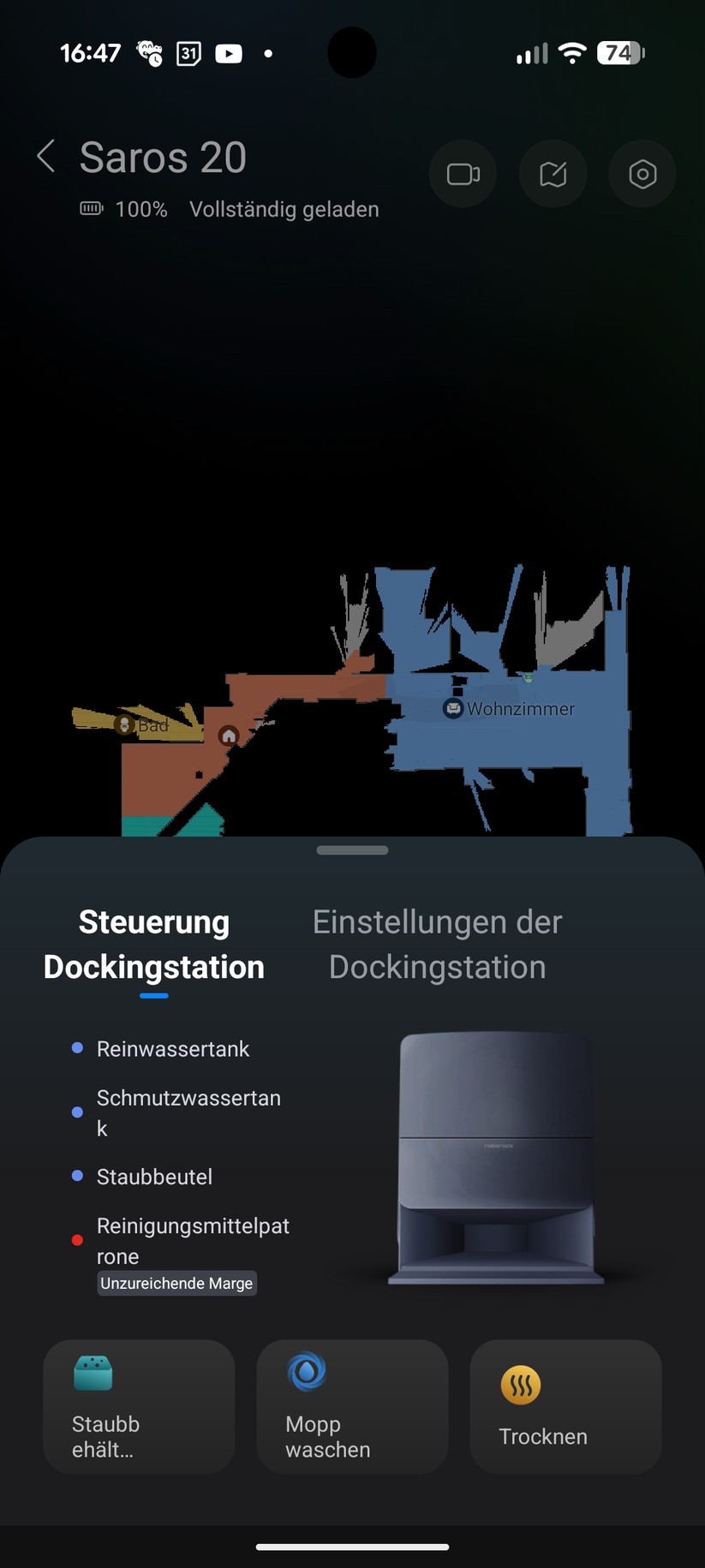 Roborock Saros 20 – App & Einrichtung