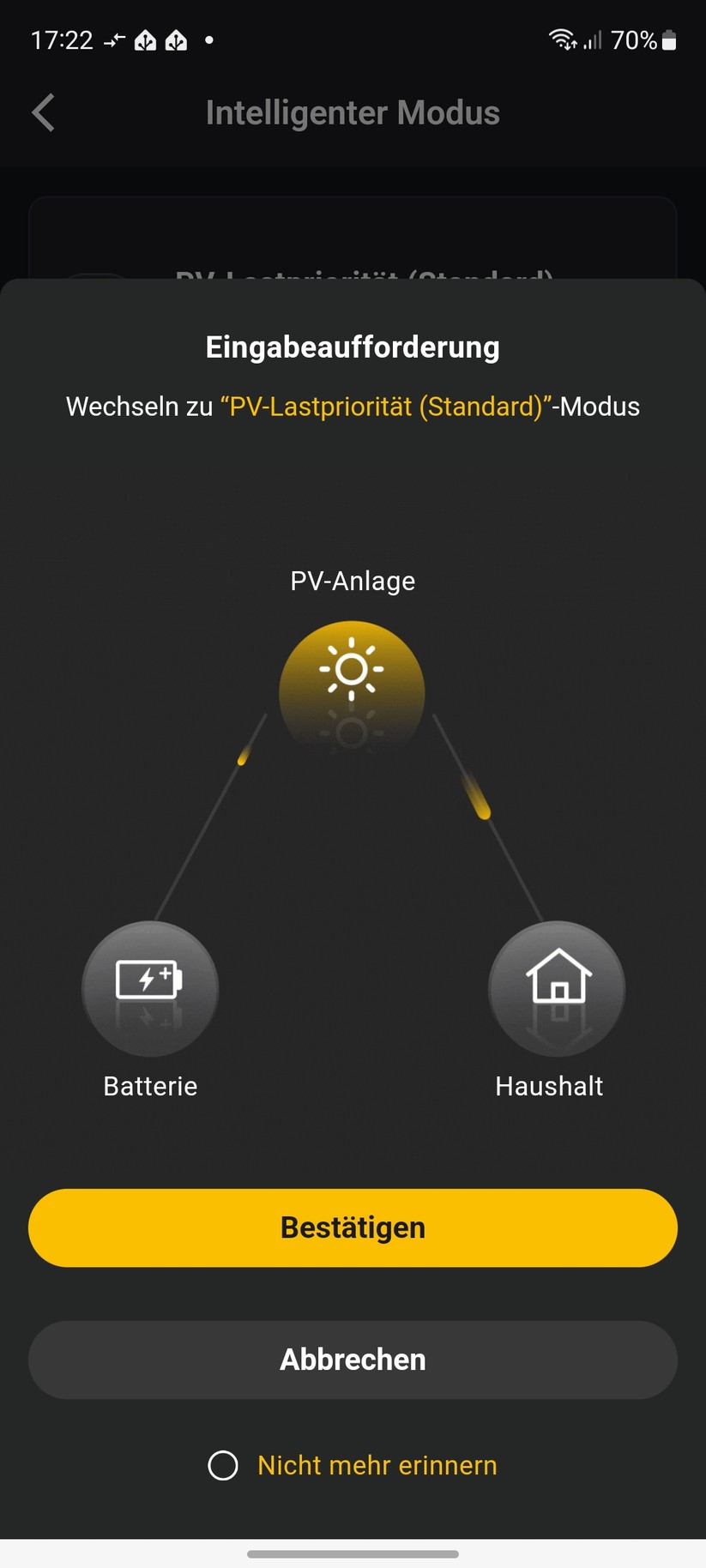  Einstellungen mit der App Alpha Lite