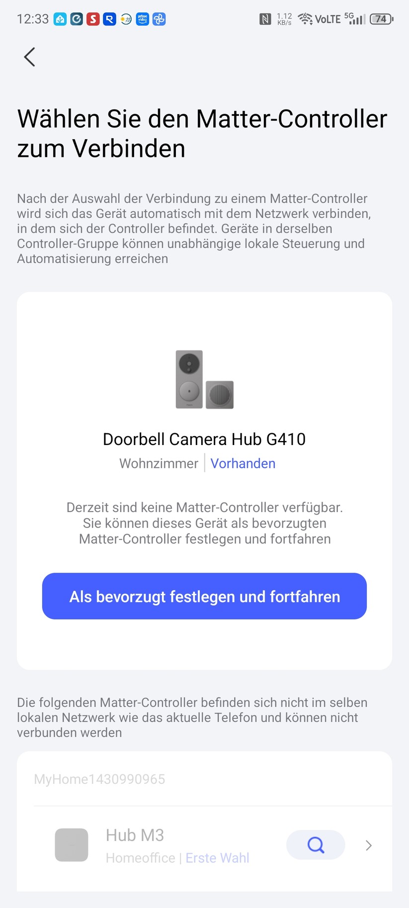 Die Inbetriebnahme des Aqara Doorbell Camera Hub G410 ist einfach und schnell erledigt.