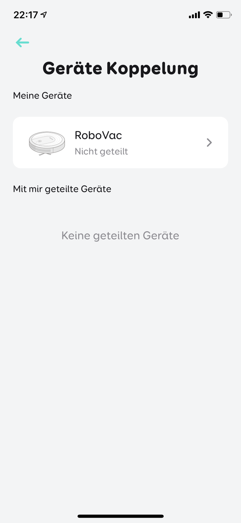 Detaillierte Sicht auf die Zugriffsberechtigung