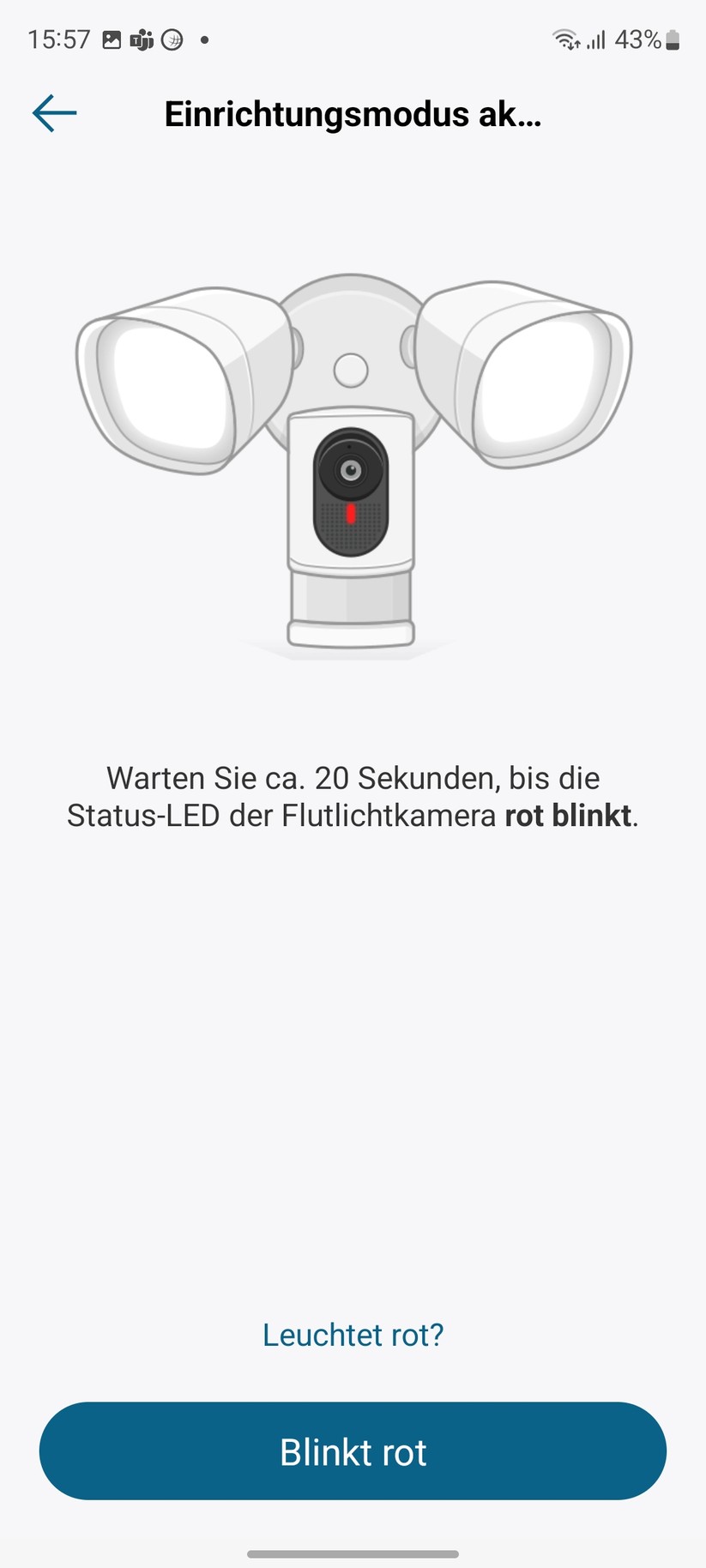 Eufy Floodlight Cam (2500 Lumen, Full-HD): Inbetriebnahme 17