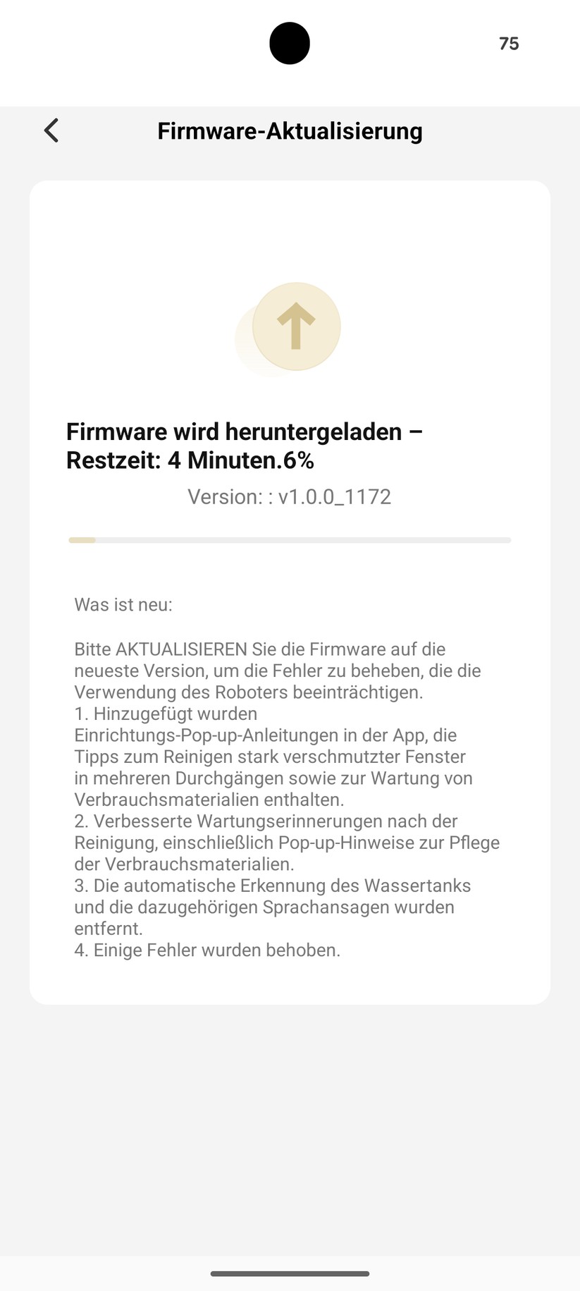 Dreame C1 – App & Einrichtung