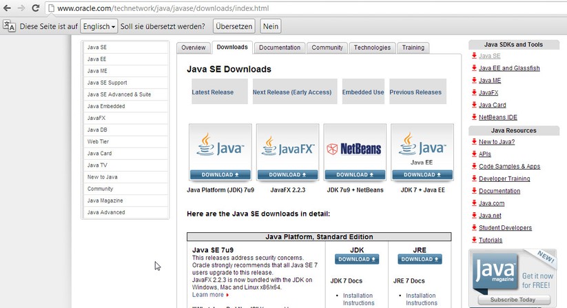 1. JDK herunterladen