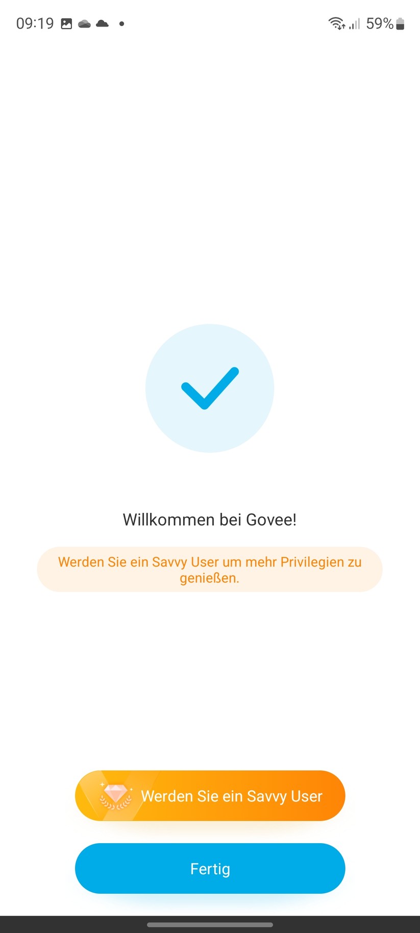 Govee RGBIC-LED-Streifen: App