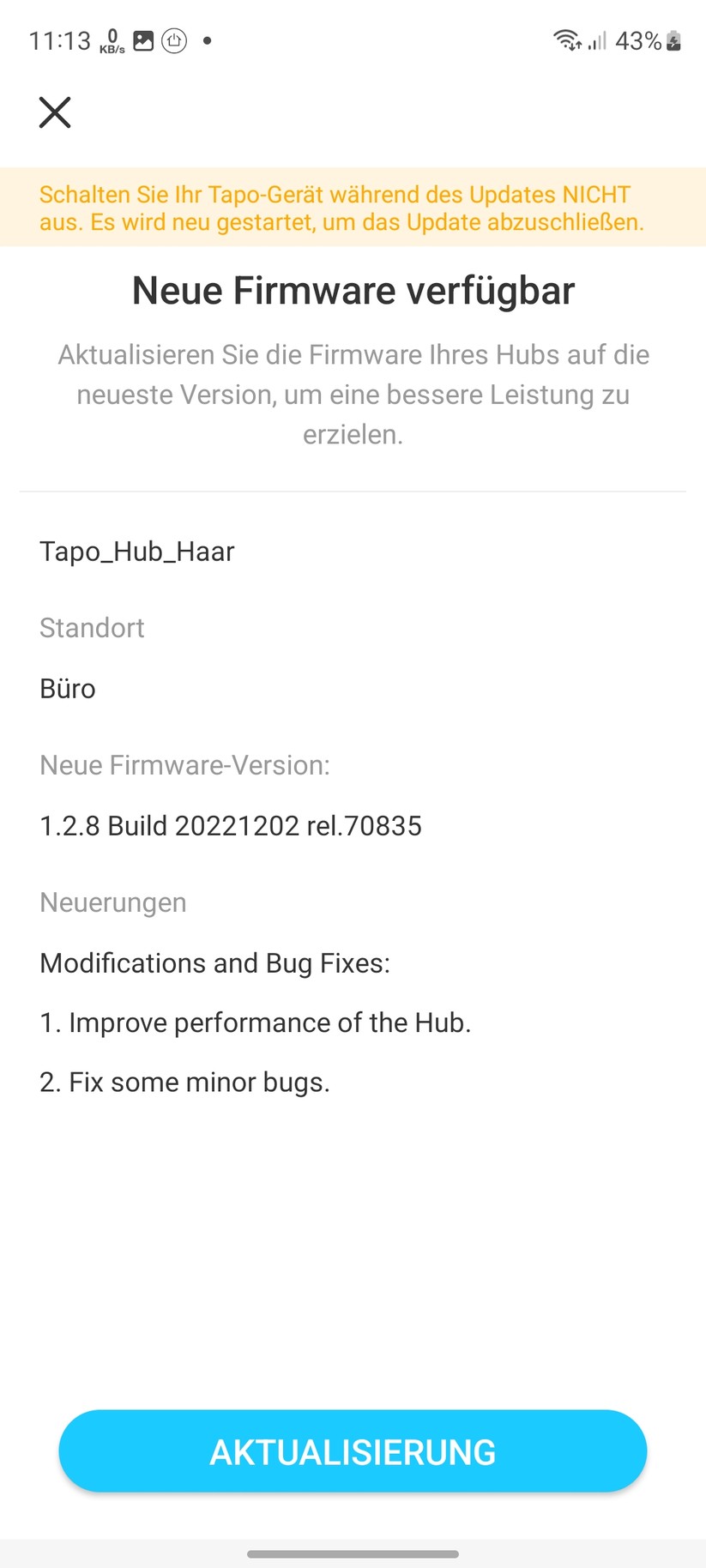 TP Link Tapo C420S2: Einrichtung