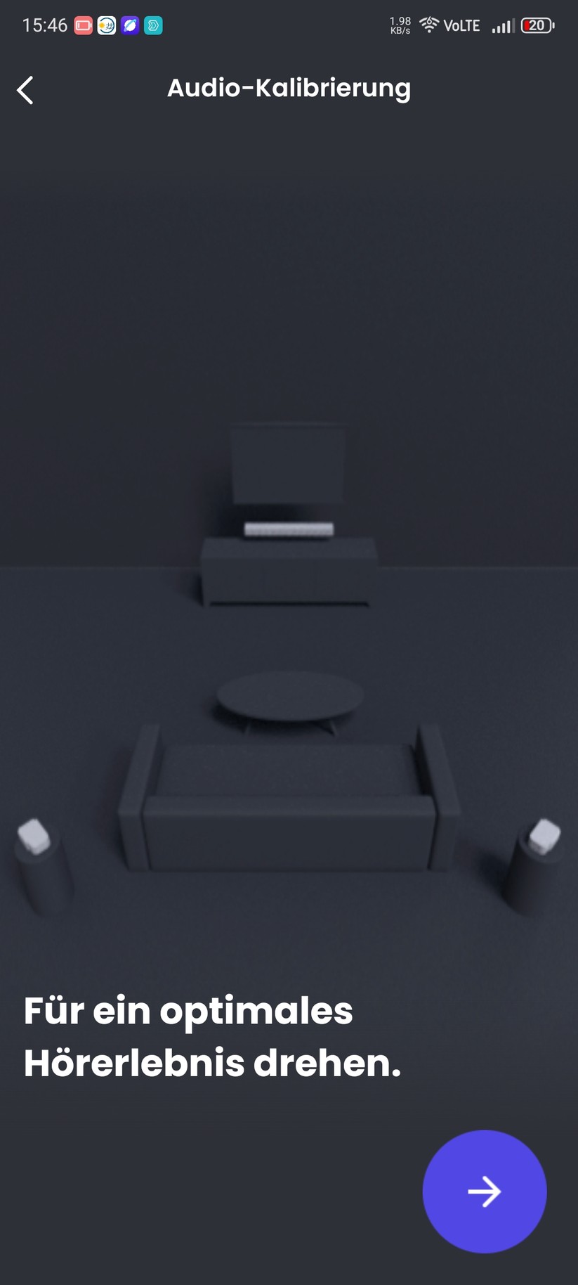 Die Einrichtung der Soundbar erfolgt mit der App JBL One