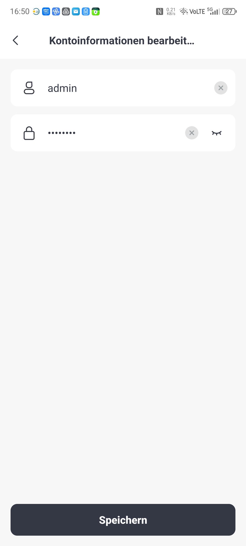 Damit die Einbindung des Videostreams in andere Systeme wie Home Assistant funktioniert, muss zuvor ein Kamera-Konto angelegt werden. Damit wird der RTSP-Stream aktiviert. 