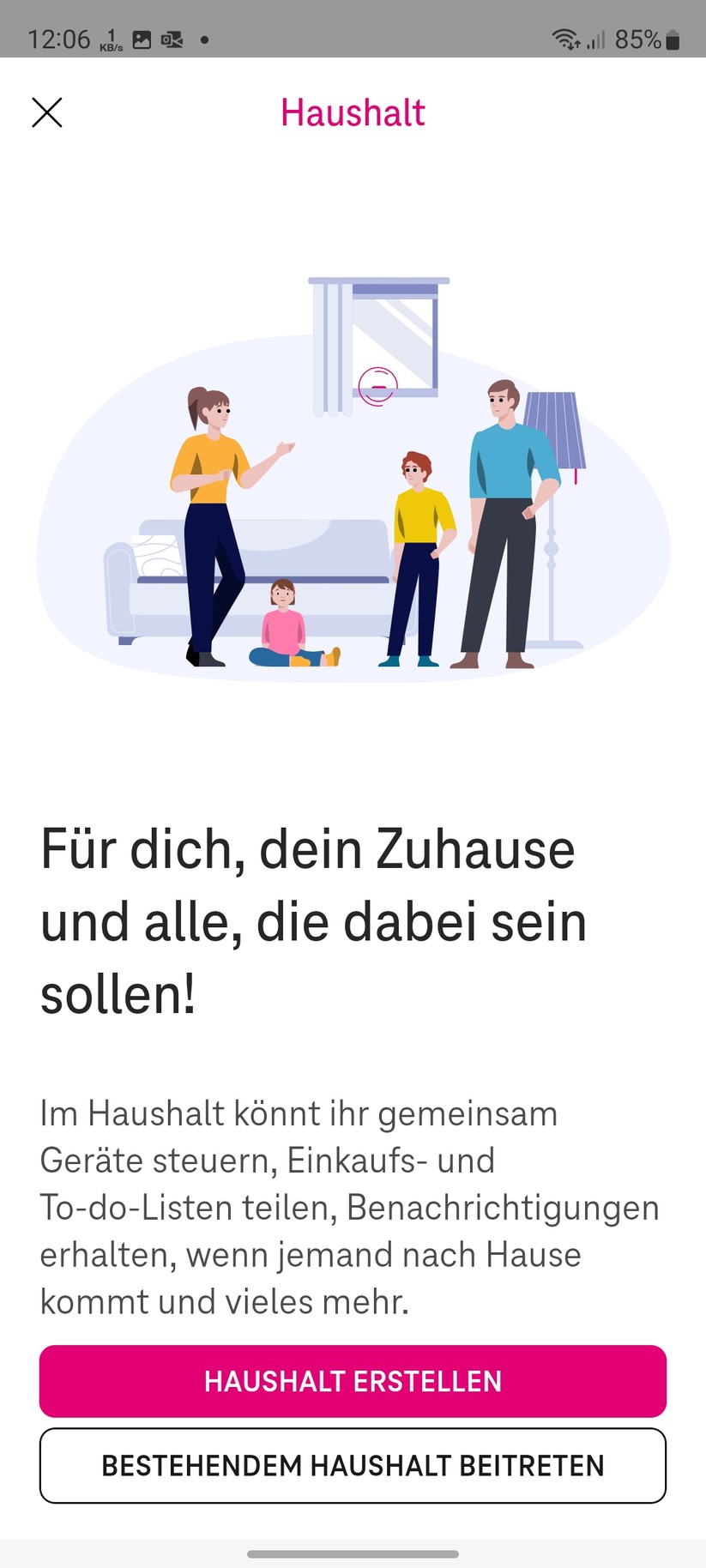 Telekom Magenta Smart Home: App Magenta Zuhause