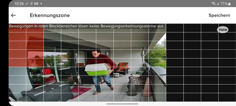 Yale Smart Outdoor Camera: Einstellungen, Aufnahmen