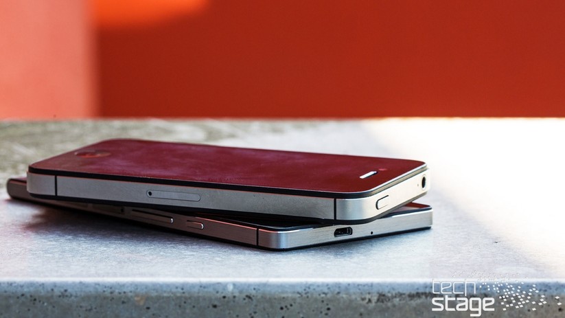 Ascend P6 vs. iPhone 4S: Eine gewisse Ähnlichkeit ist durchaus zu erkennen.