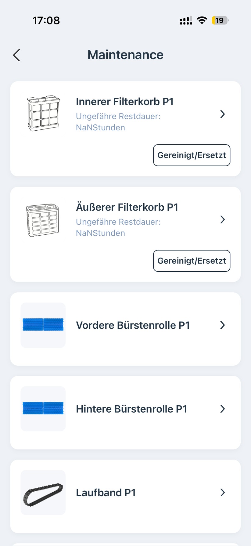 Ecovacs Ultramarine P1 - Bilder App