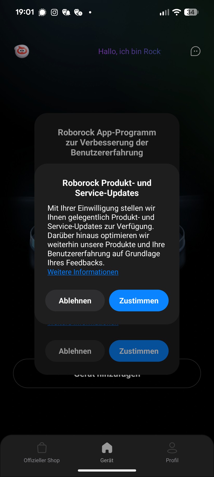 Roborock Saros Z70 – App & Einrichtung