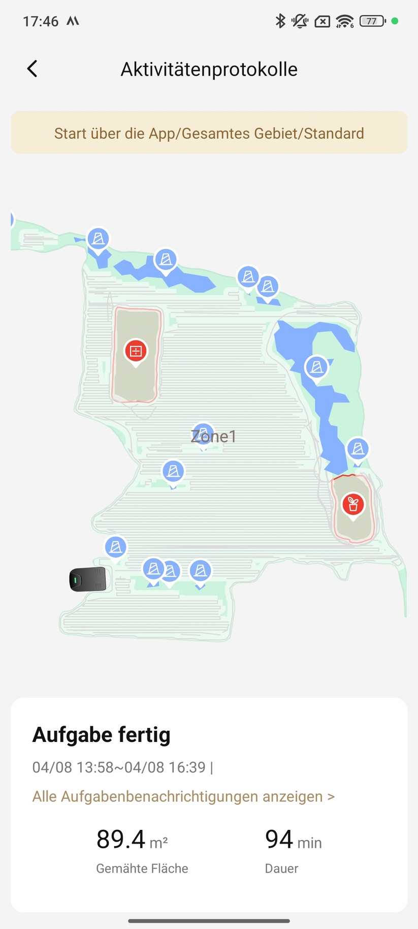 Mova 1000 – App