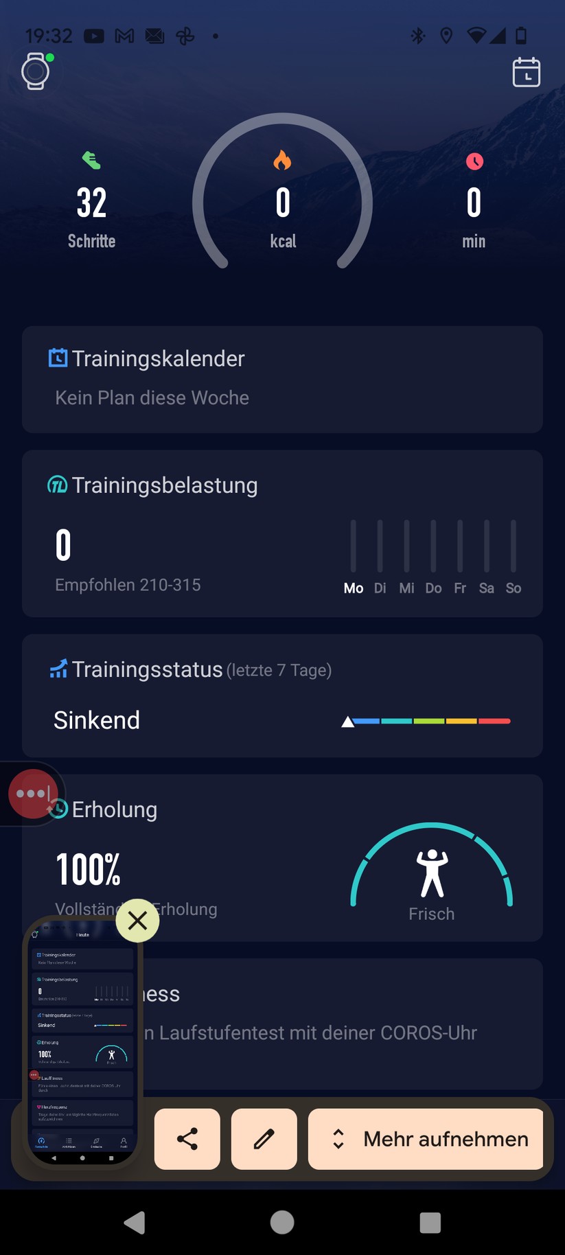 Coros Apex 2 Pro - App