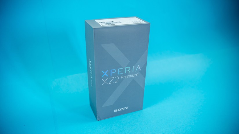 Verpackung des Sony Xperia XZ2 Premium