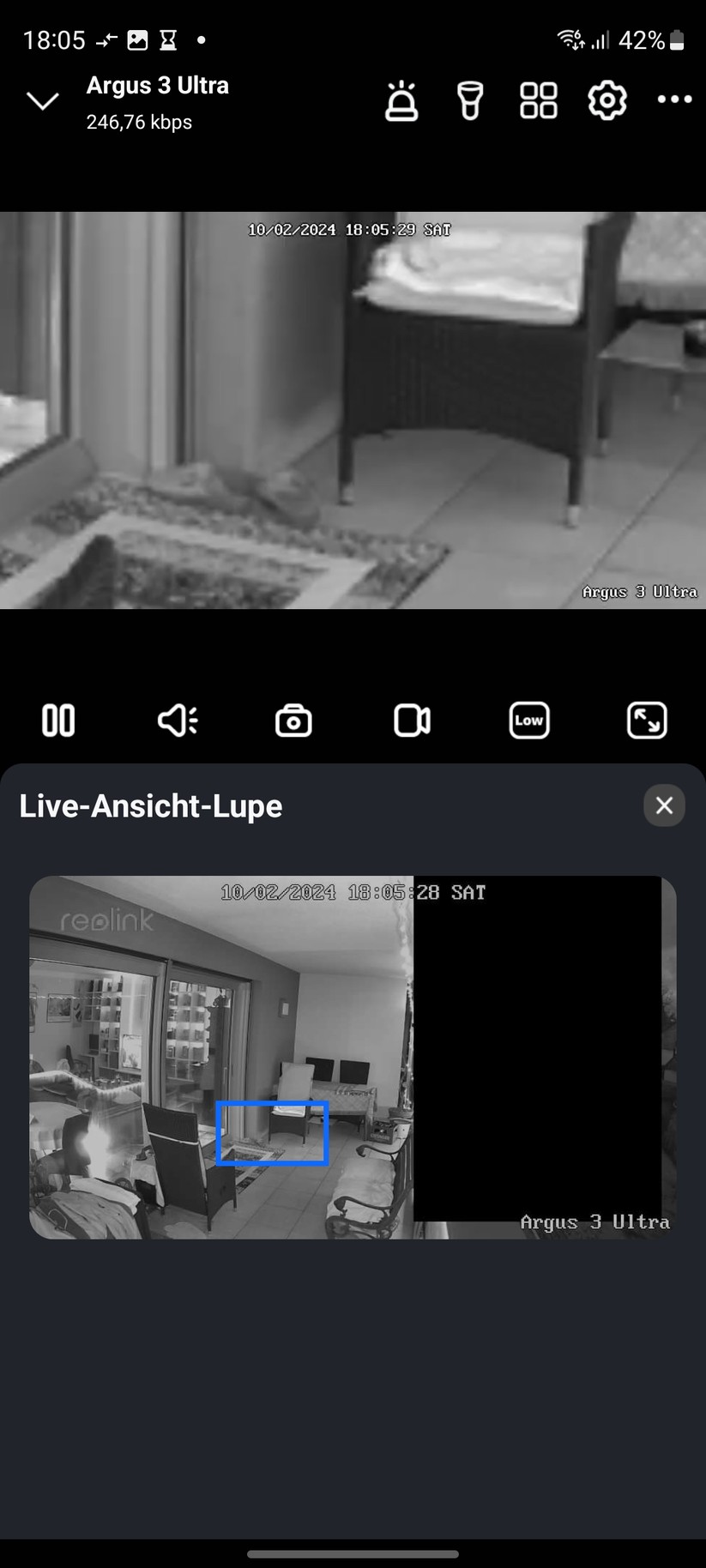 Reolink Argus 3 Ultra: Testaufnahmen