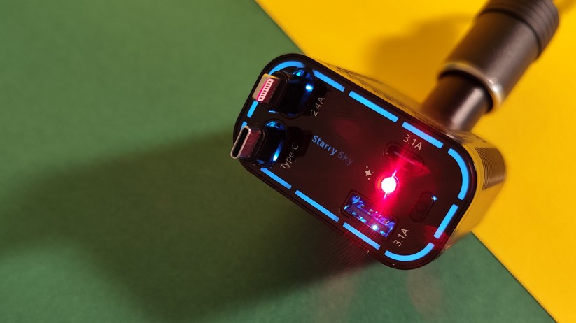 AmazeFan 4-in-1 USB-Ladegerät für den Zigarettenanzünder