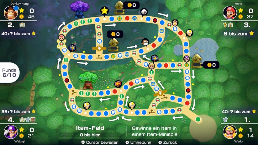 Mario Party Superstars auf der Switch 