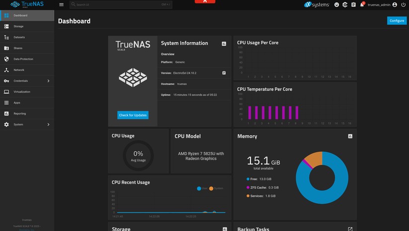 Die Installation des NAS-Betriebssystems hat mit dem Aoostar R7 problemlos funktioniert.