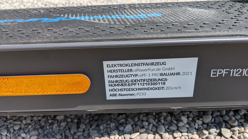 Epowerfun EPF-1 Pro Bilder