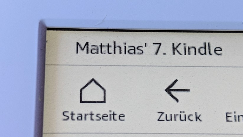 Das Display des Kindle 2019 löst nicht hoch genug auf, um Schrift scharf darzustellen. 