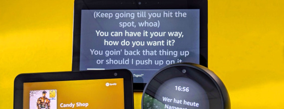 Smart-Display-Vergleichstest: Echo Show 5 vs Show vs Spot