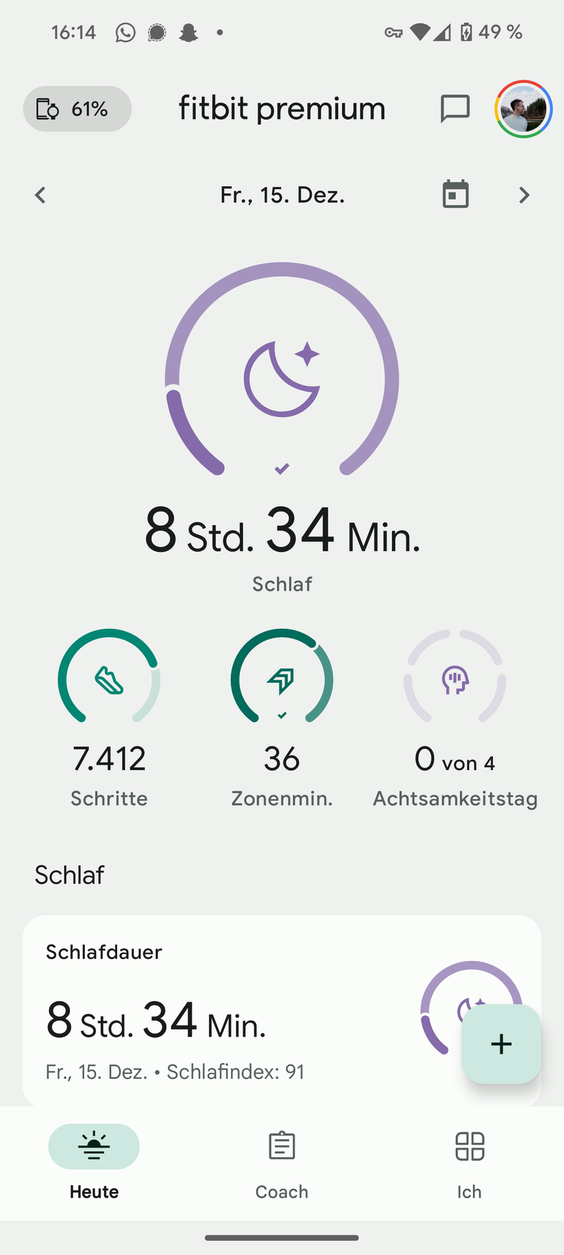 Pixel Watch: Fitbit- und Pixel-Watch-App