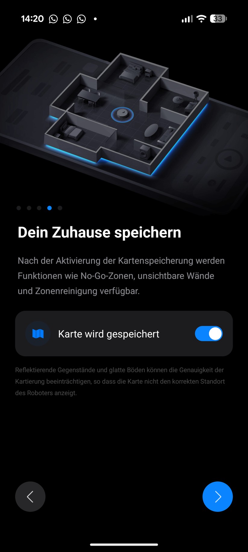 Roborock Qrevo Curv 2 Flow – App & Einrichtung