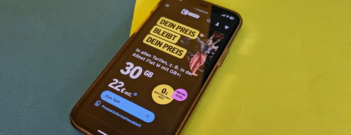 Frühjahrsaktion bei Congstar: Bis zu 50 GB und Anschlussgebühr geschenkt